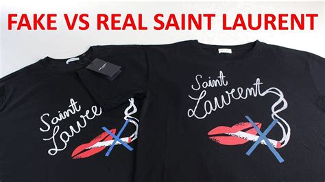 real vs fake ysl shirt|real vs fake st laurent shirts.